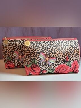 Set Of 2 Large Estee Lauder Cosmetic Bags
